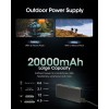Nitecore CARBO 20000 Power Bank - Portabelt batteri - 20000mAh, 2xUSB Typ A/C, QC 3.0 / PD 20W, 5V, 3A - Kolfiber