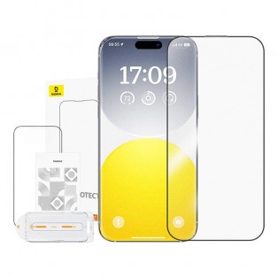 Baseus Tempered Glass Crystalline Anti-Glare iPhone 15 Plus Skärmskydd Antireflex