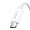 Baseus Superior Series 2 USB-C - USB-C Kabel, USB4, 40Gbps, 240W, 48V/5A, 1m - Vit