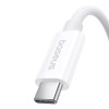 Baseus Superior Series 2 USB-C - USB-C Kabel, USB4, 40Gbps, 240W, 48V/5A, 1.8m - Vit