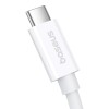 Baseus Superior Series 2 USB-C - USB-C Kabel, USB4, 40Gbps, 240W, 48V/5A, 1.8m - Vit