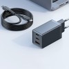 Mcdodo GaN Wall Charger CH-1544 - Väggladdare - Snabbladdare QC4+ / PD 67W - 110-240V till USB - 3xUSB Typ A/C - Svart