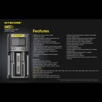 Nitecore UMS2 Batteriladdare, Intelligent USB-snabbladdare med QC2.0 - Dubbel