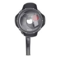 Dome Port till GoPro Hero5/6/7 Black - 10x förstoring / rött filter