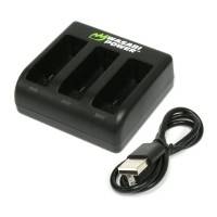 Wasabi Power Batterier och Batteriladdare - Trippel - för GoPro Hero9 Black - Paket
