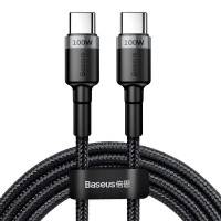 Baseus Cafule USB-C kabel PD 2.0 / QC3.0, 100W, 20v/5A, 2m - Svart