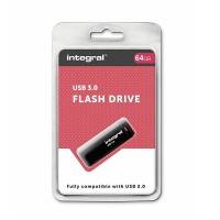 Integral Flash Drive 64GB, USB 3.0, USB-Minne