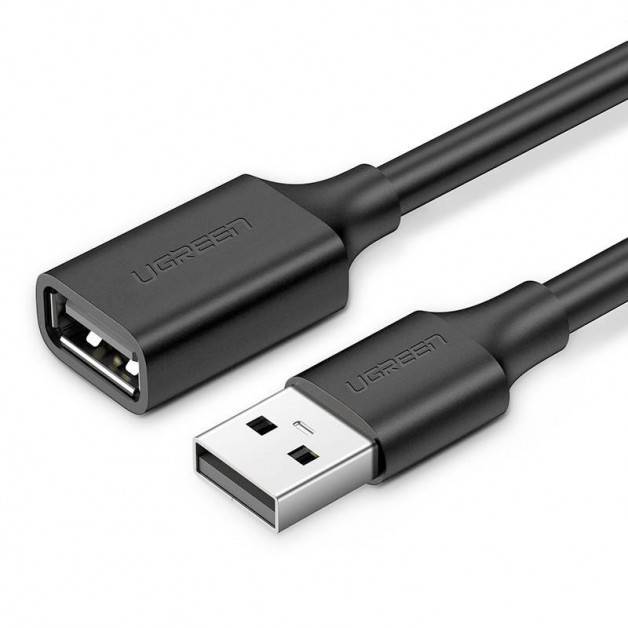 Ugreen Kabel Förlängning USB 2.0 Ha-Ho - 0.5m - Svart