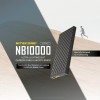 Nitecore NB10000 GEN2 Power bank - Portabelt batteri - 10000mAh, 2xUSB Typ A/C, QC 3.0 / PD 20W, 5V, 3A - Kolfiber