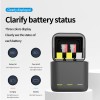Telesin batterier 2st och Batteriladdare med förvaring för batterier + microSD - Trippel - för GoPro Hero10/9 Black