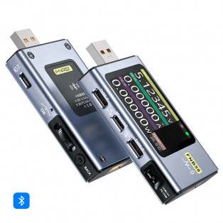 FNIRSI FNB58 USB Fast Charge Multi-Tester USB-C/A/Micro - Blåtand